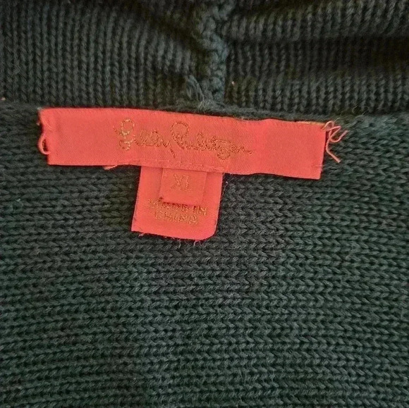 Lilly Pulitzer Tatum Cardigan EUC Size XL - Picture 6 of 7